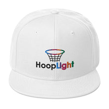 Load image into Gallery viewer, White HoopLight Snapback